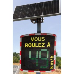 Indicator electronic limitare viteza radar incorporat alimentare panou solar Semn de avertizare alte pericole